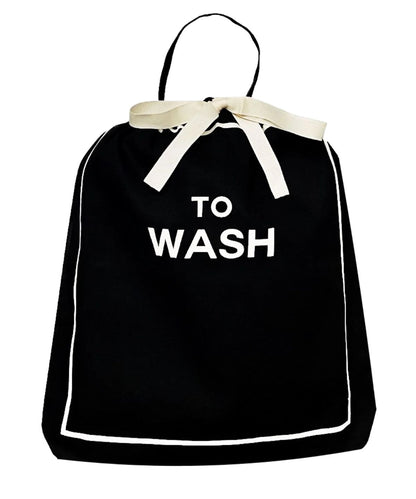 To Wash Laundry Bag - Black