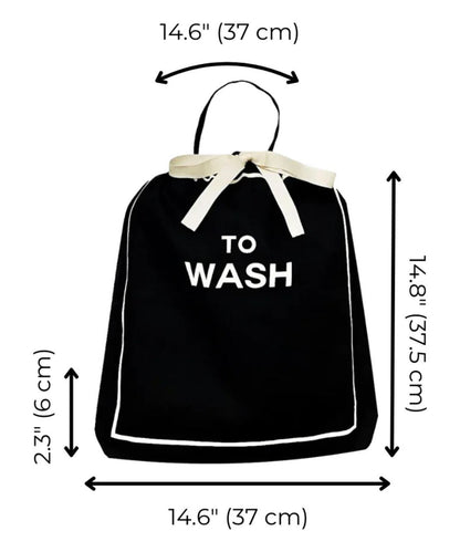 To Wash Laundry Bag - Black