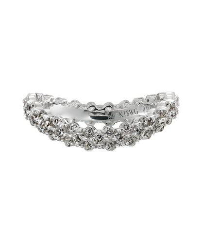 〈Fleur Éternelle〉Diamond Pave Full Eternity Ring - 受注生産