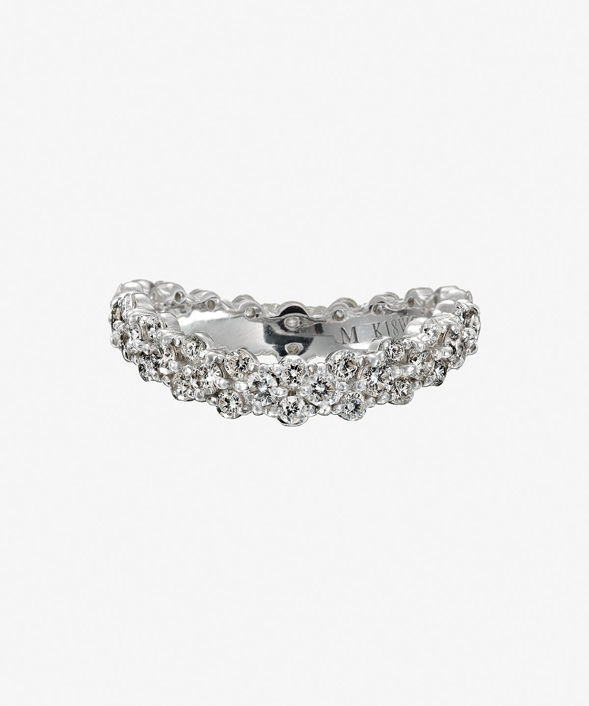 〈Fleur Éternelle〉Diamond Pave Full Eternity Ring - 受注生産