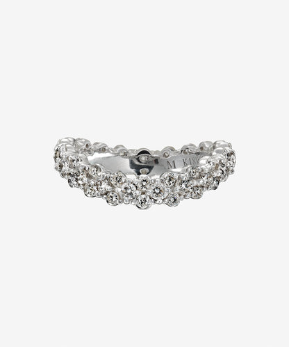 〈Fleur Éternelle〉Diamond Pave Full Eternity Ring - 受注生産