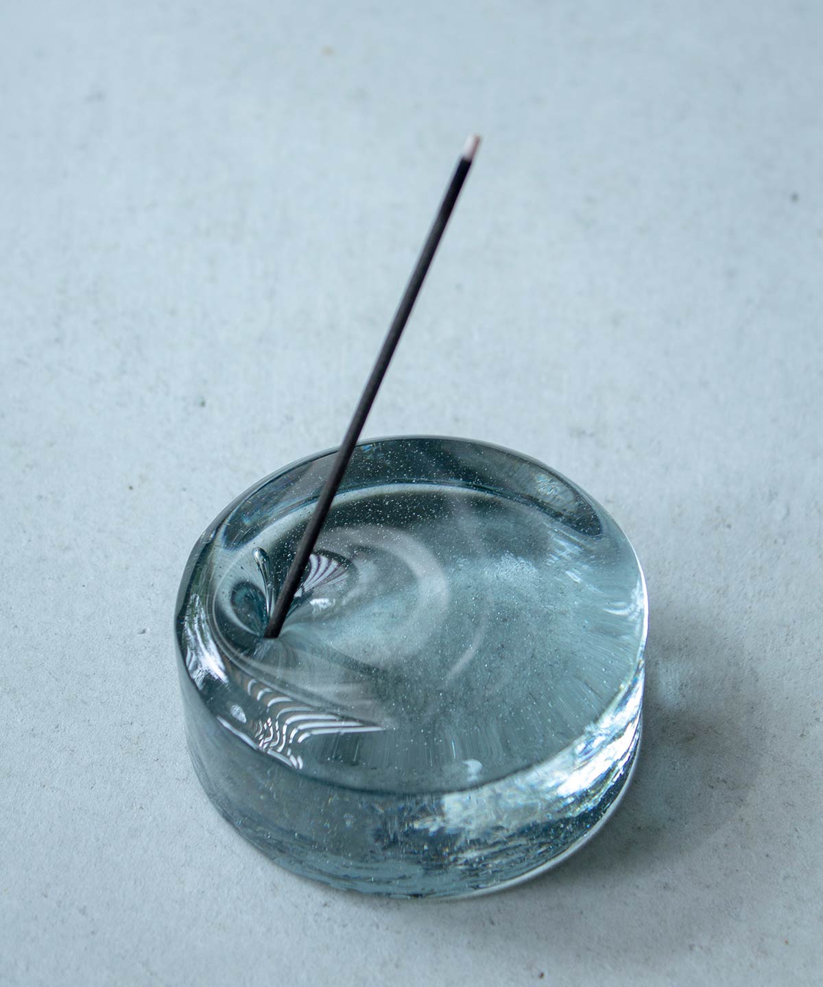 INCENSE STAND 75φ - blue gray