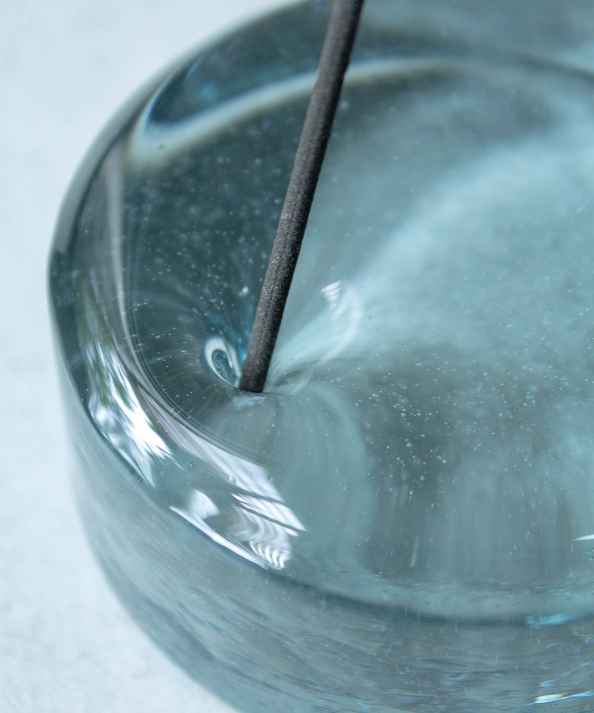 INCENSE STAND 75φ - blue gray