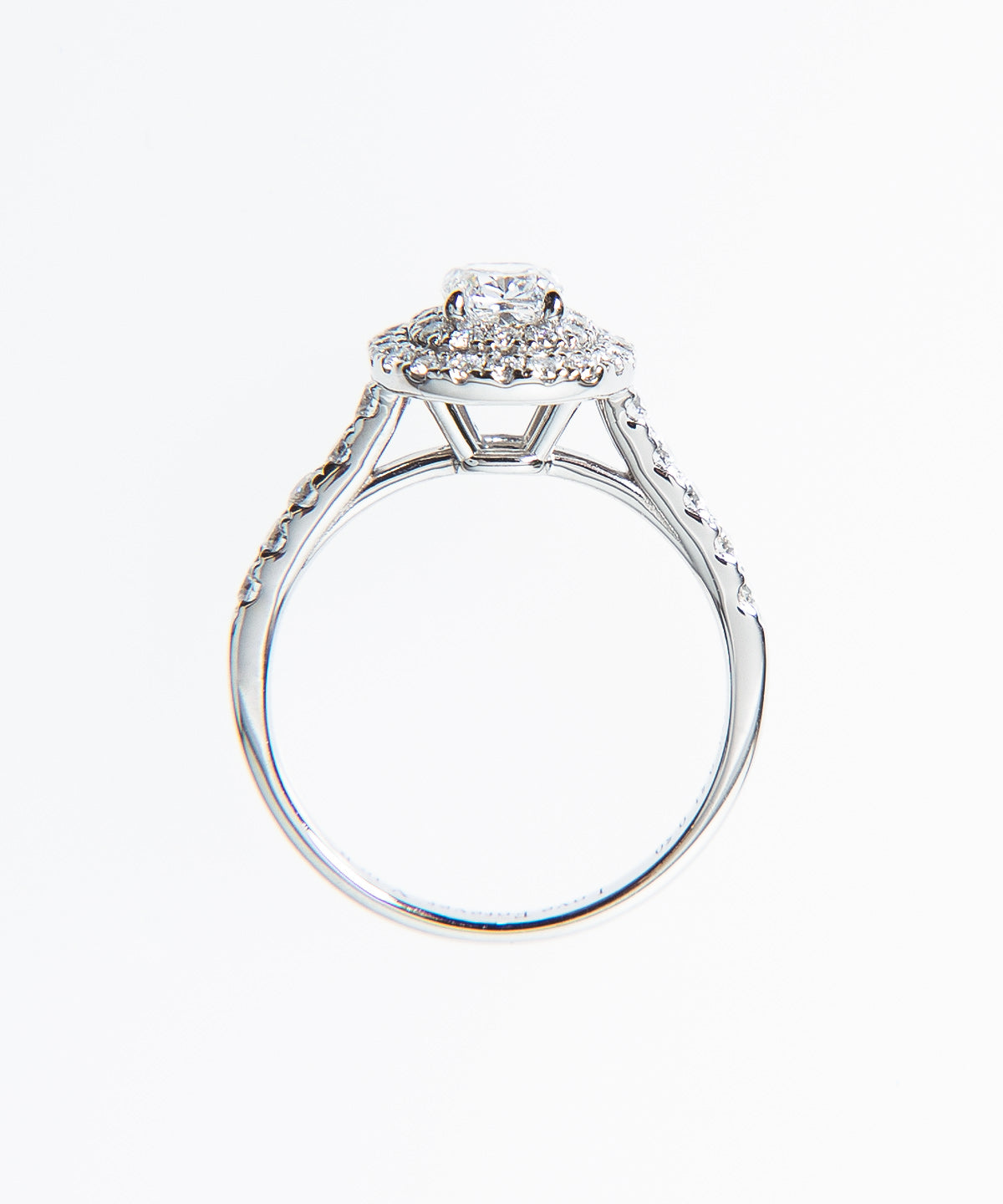 Magnolia Cushion Cut Pave Ring