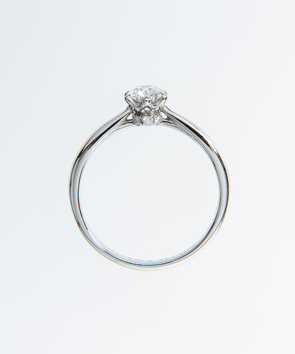 Magnolia Solitaire Ring