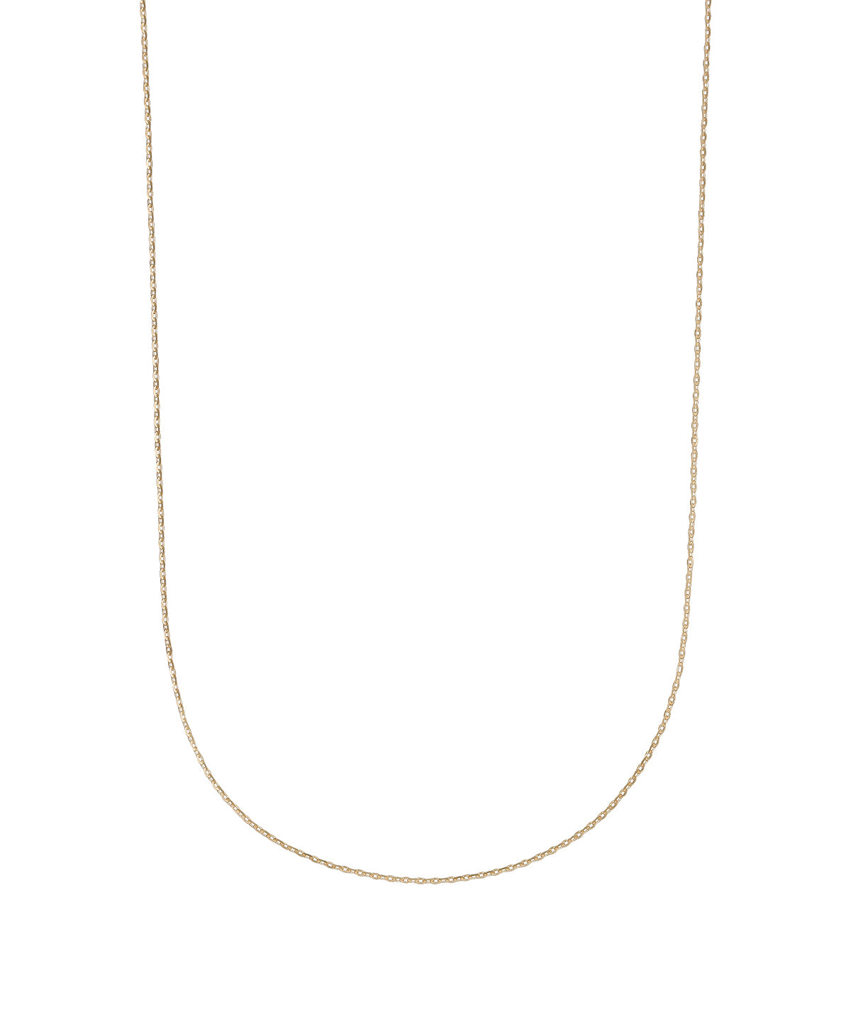 Mirror cut chain necklace 45cm