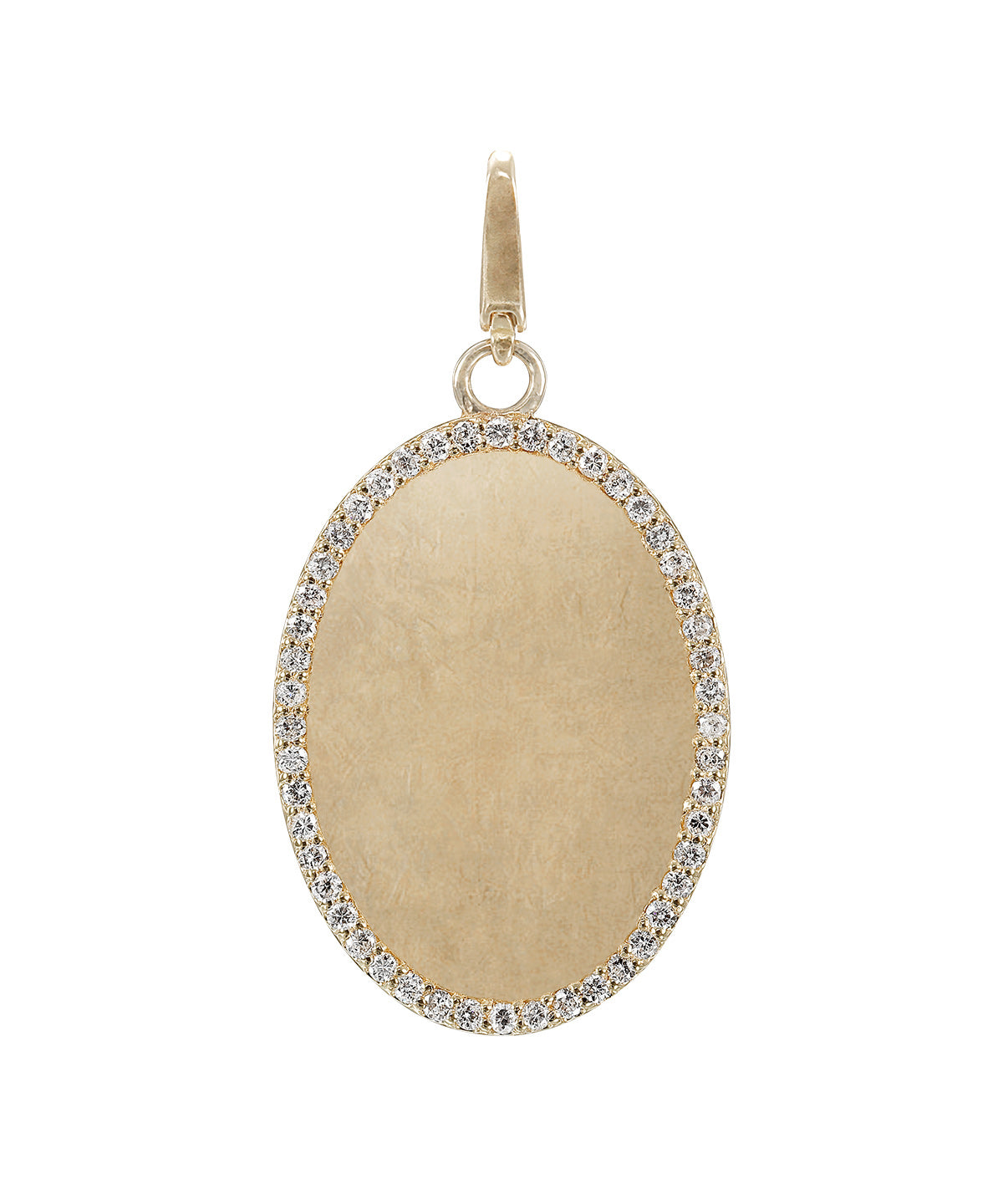 Phos Diamond Oval Large Charm